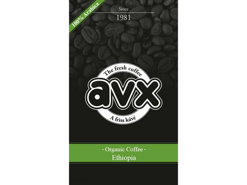 AVX Ethiopia Yirgacheffe Szemes kávé, 250 g
