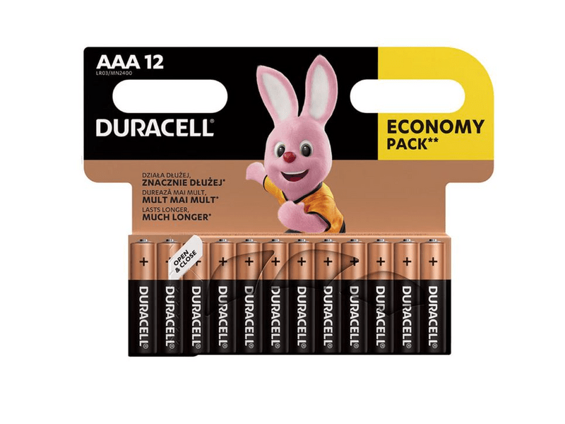 Duracell Basic AAA Ceruzaelem, 12 db
