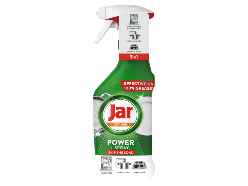 Jar Power Spray 3 az 1-ben konyhai tisztítószer, narancs, 500 ml