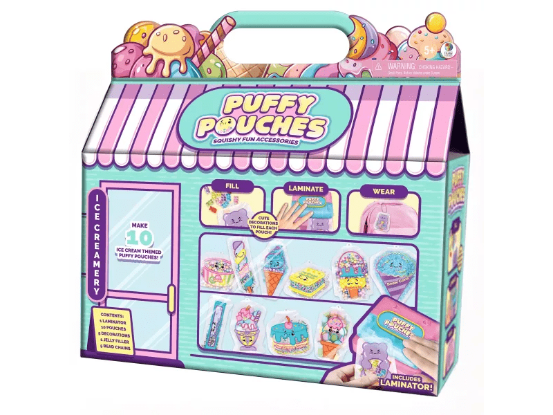 Puffy Pouches: Pufi charm design szett - fagyizó (HUN4294)