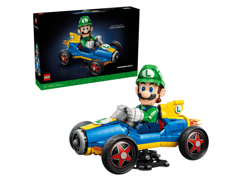 LEGO® Super Mario™: Mario Kart™ – Luigi és Mach 8 (72050)