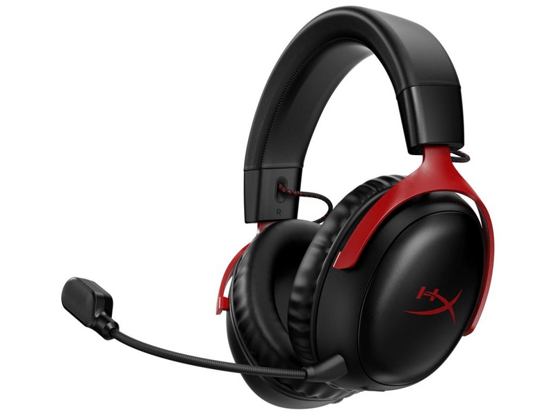 HyperX Cloud III Wireless Gamer Headset, piros (77Z46AA)