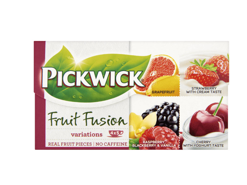 Pickwick Fruit Fusion Variációk tea, Piros, 20 db