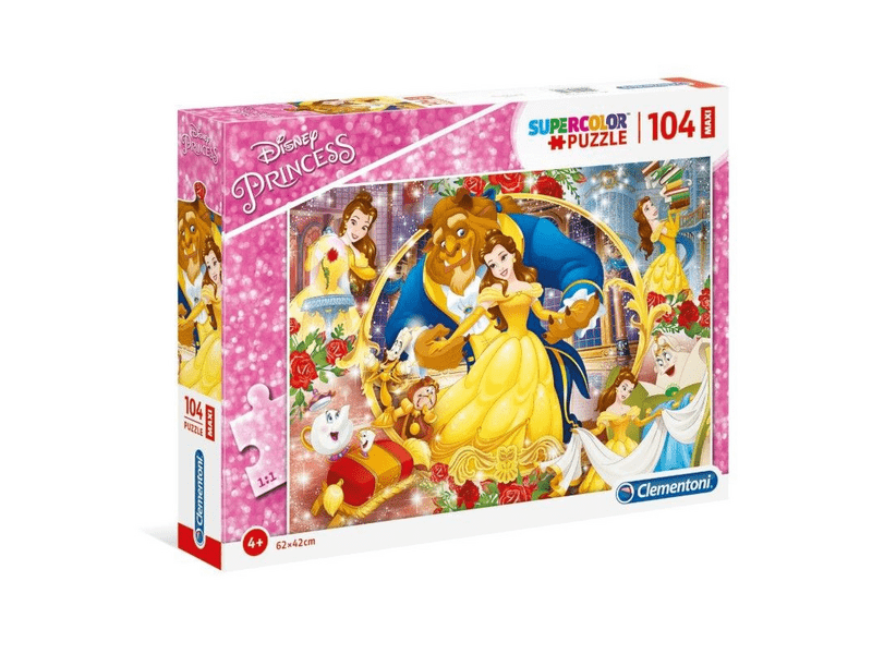 Clementoni Szépség és a szörnyeteg Maxi puzzle, 104 db (23745)