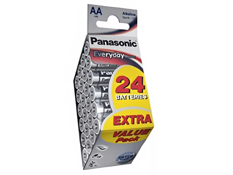 Panasonic LR6EPS/24CD 1,5V AA/ceruza tartós alkáli elem, 24 db