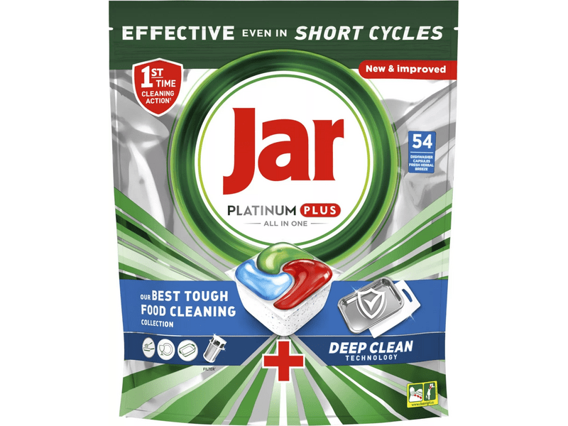 Jar Platinum Plus Deep Clean mosogatógép kapszula, 54 db