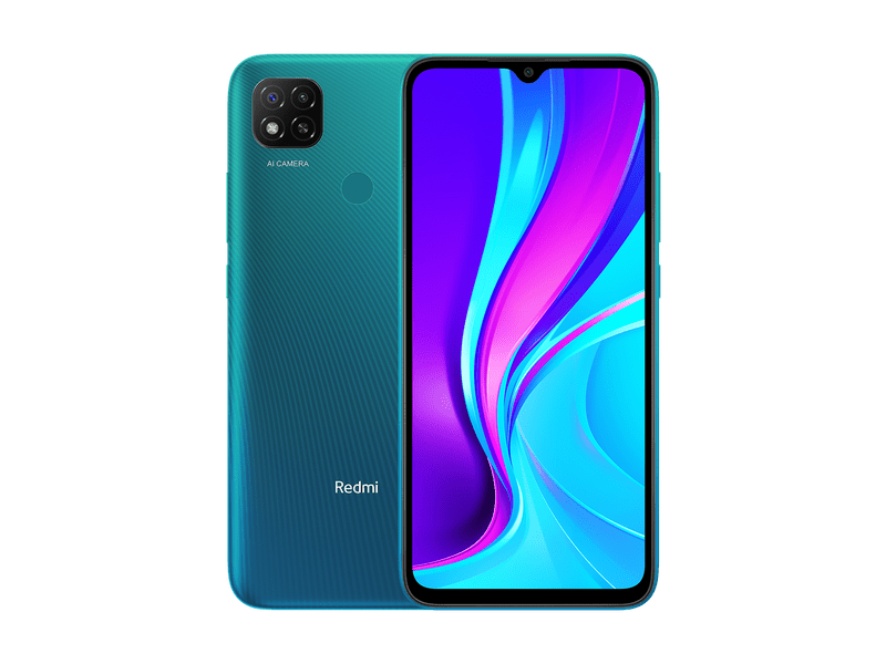 Xiaomi Redmi 9C NFC 3/64GB Okostelefon, Aurora zöld