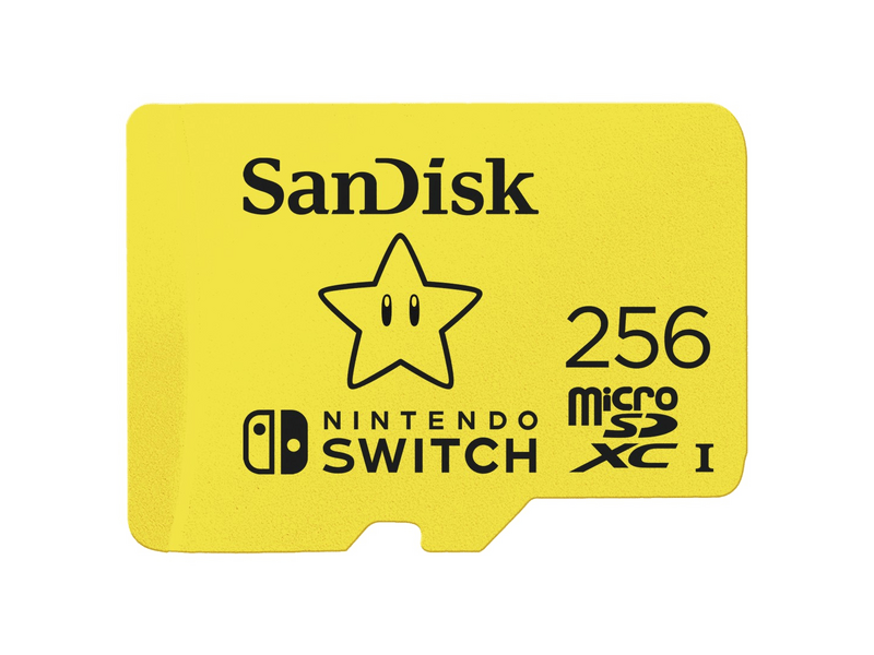 SanDisk Nintendo Switch microSDXC kártya, 256GB (183573)