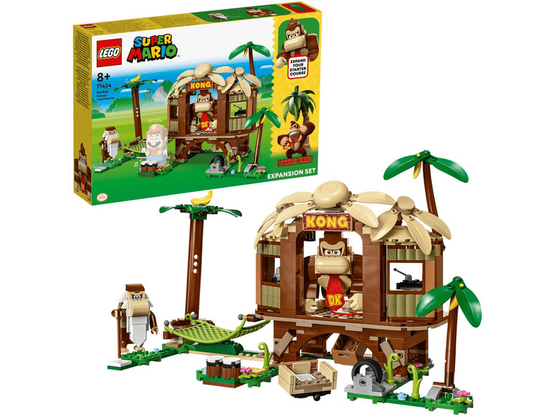 LEGO® Super Mario™ Donkey Kong lombháza kiegészítő szett (71424)