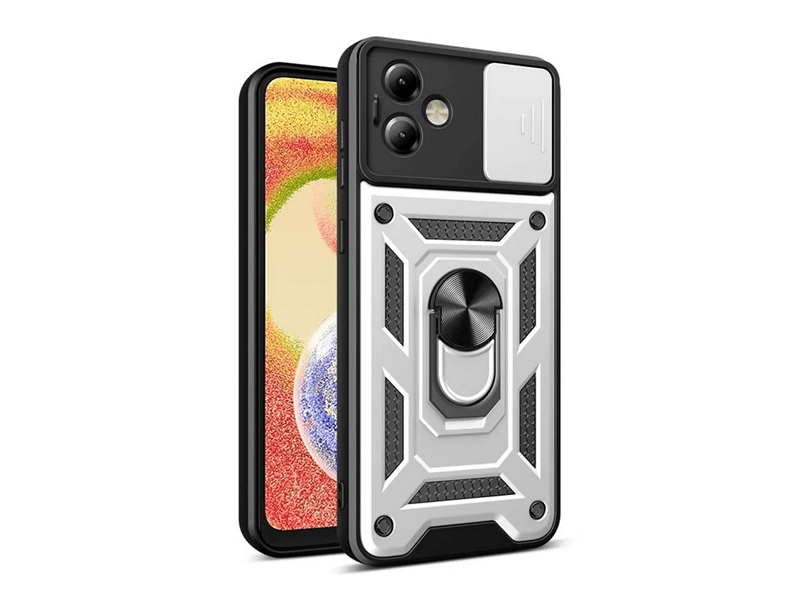 Gigapack Motorola Moto G14 Defender telefonvédő, ezüst (160498)