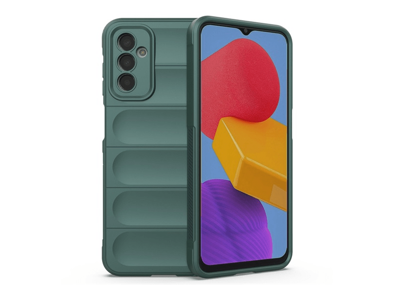 Gigapack Samsung Galaxy M13/M23 Szilikon tok, sötétzöld (134415)