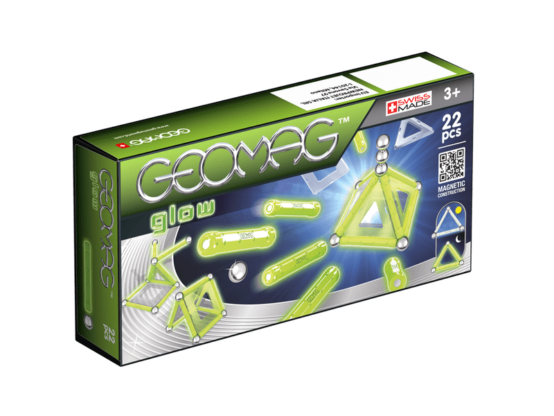 Geomag Foszforeszkáló mágneses építőjáték, 22 db (20GMG00334)