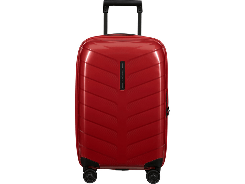 Samsonite Attrix Spinner Bővíthető bőrönd, 55 cm, piros (146117-1726)