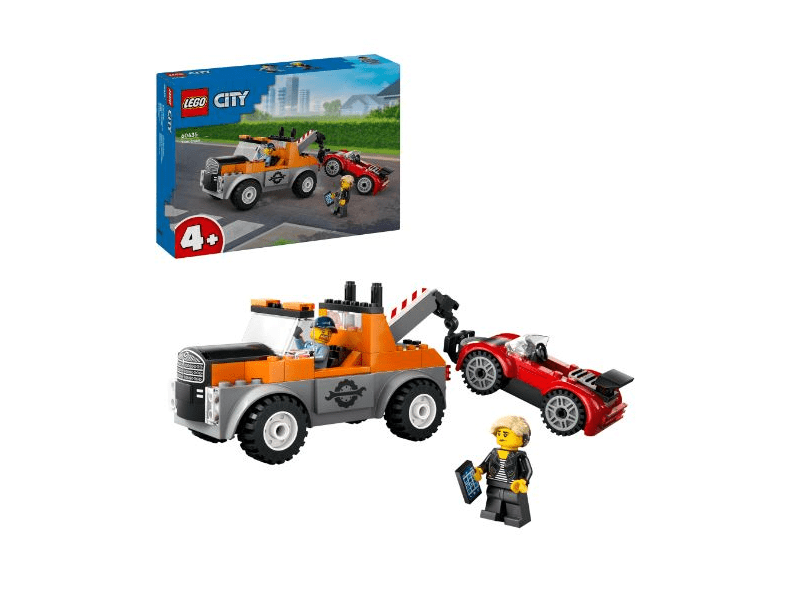 LEGO® City Kamion za vuču i popravak sportskih automobila (60435)