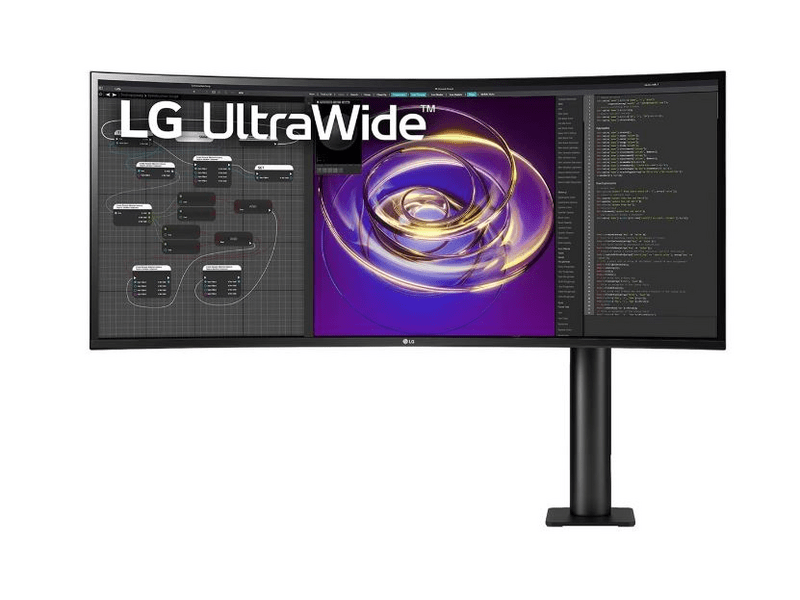 LG 34WP88CP-B 34” Ívelt UltraWide™ QHD Ergo monitor