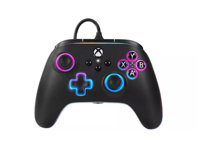 PowerA Advantage Xbox Series X|S Vezetékes kontroller, Lumectra - Black (XBGP0140-01)