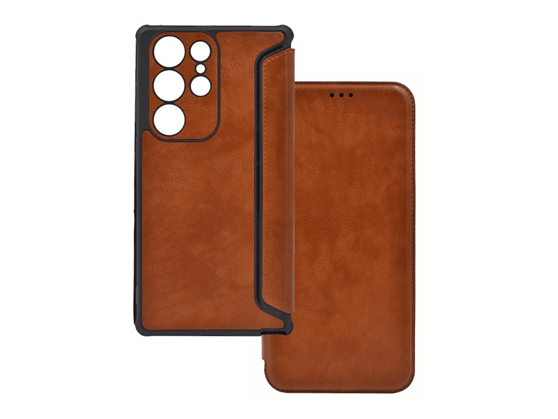 Gigapack Samsung Galaxy S23 Ultra Flip tok, barna (GP-144573)