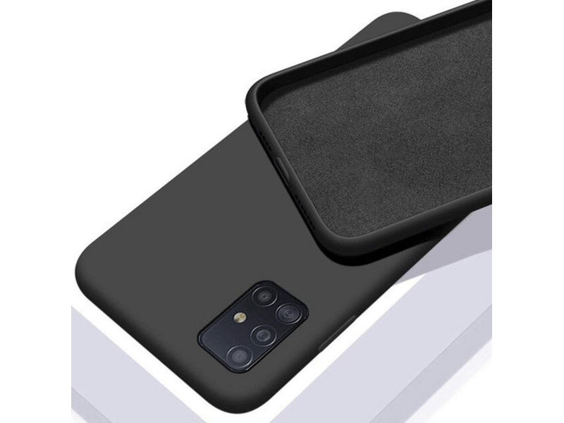 Cellect Samsung Galaxy A32 4G Prémium szilikontok, fekete (CEL-PREM-SAM-A32-BK)