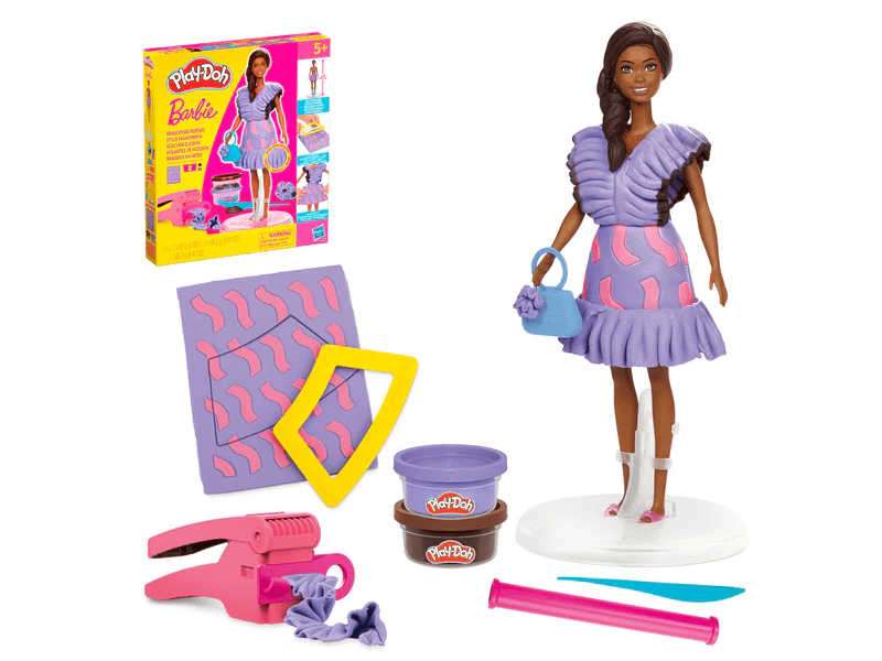 Play-Doh: Barbie – Divatrajongó fodros kreatív szett (G13595X0)