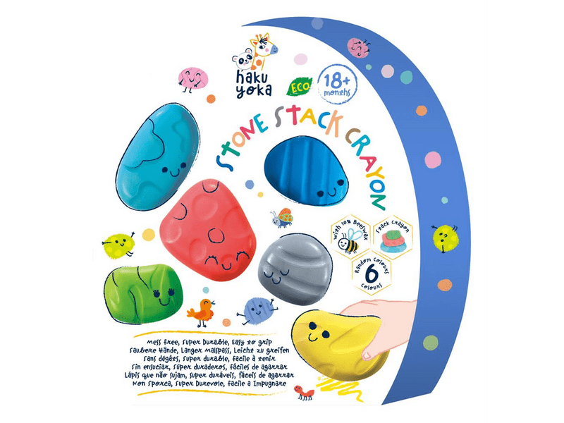 Haku Yoka Színes kavicsok Marokkréta készlet, 6 db-os (CP233115)