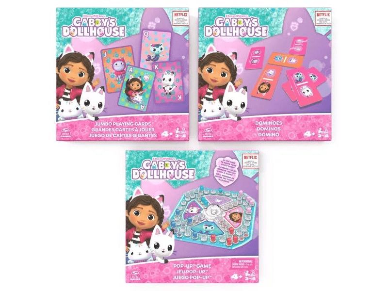 Gabi babaháza: 3 az 1-ben társasjáték csomag (6066779)