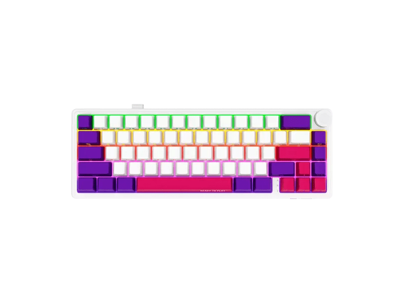 Lorgar KBP70MW Billentyűzet, fehér (LRG-KBP70MW-WH-US)