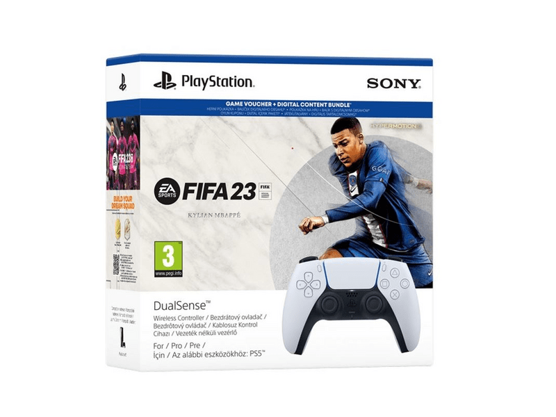 PS5 DualSense Kontroller + FIFA 23 csomag