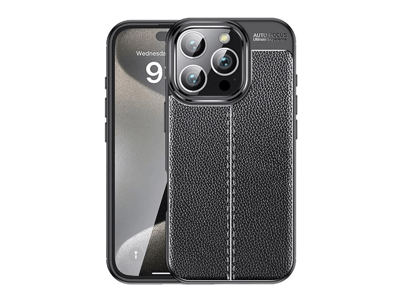 Gigapack Apple iPhone 16 Pro Szilikon telefonvédő, fekete (160125)