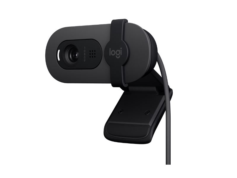 Logitech Brio 100 Full HD web kamera, grafitno siva