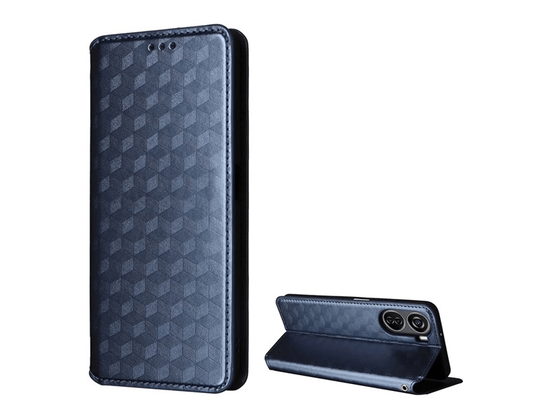 Gigapack ZTE Blade V40/V50 Design Flip tok, sötétkék (155910)