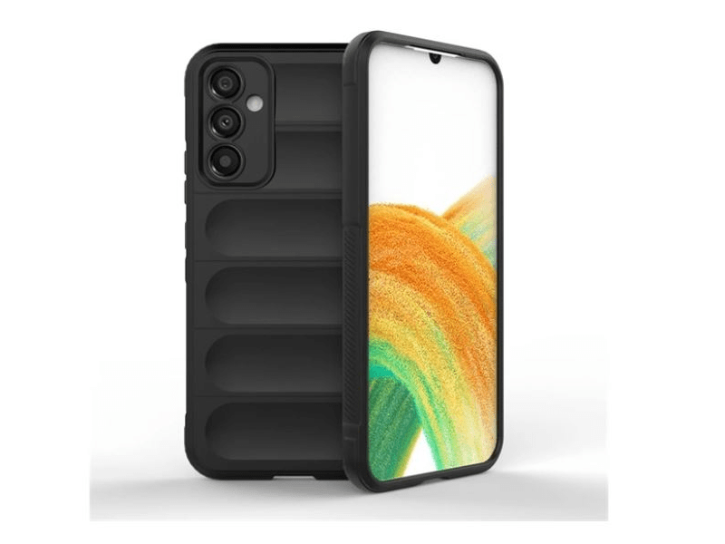 Gigapack Samsung Galaxy A34 Szilikon tok, fekete (136771)
