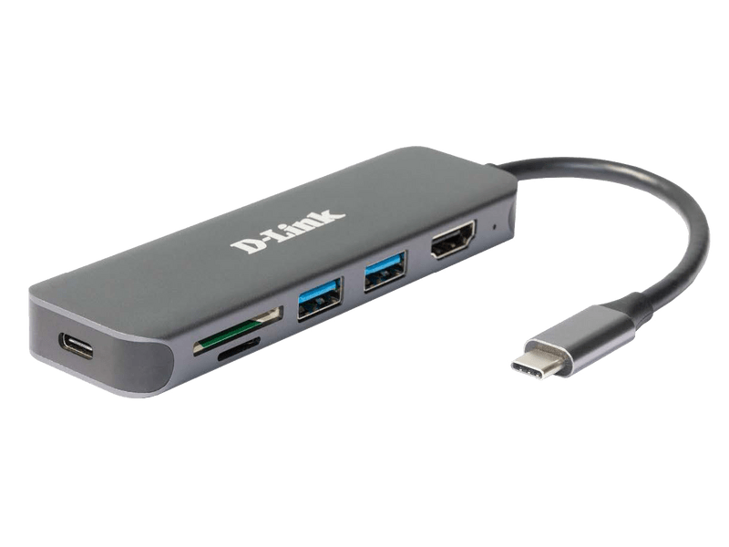 D-Link DUB-2327 6-in-1 USB-C HUB