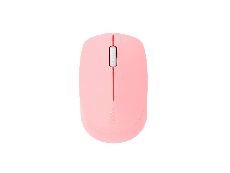Rapoo M100 Silent Multimode bežični miš, roza (187092)