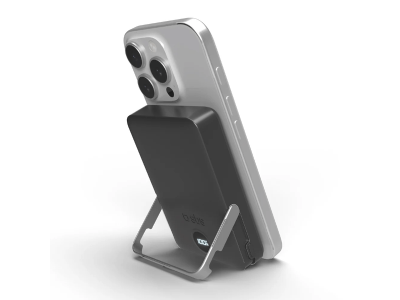 SBS 10000mAh Vezeték nélküli állványos powerbank (TEBB10000MAGSTAND)