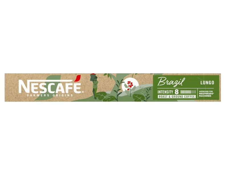 NESCAFÉ® Farmers Origins Brazil Nespresso kapszula, 10 db