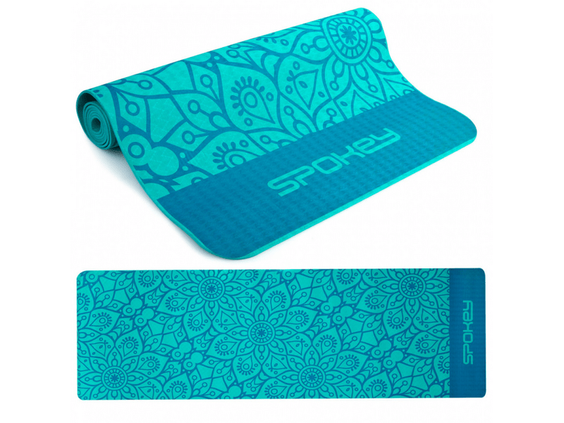 Spokey Mandala Blue fitnesz jógamatrac, kék (38370)