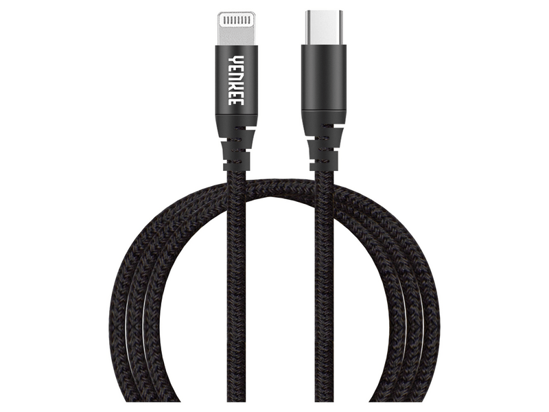 Yenkee YCU 631 BK USB-C - Lightning podatkovni i kabel za punjenje, 1 m