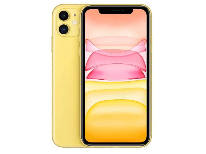Használt Apple iPhone 11 64GB Okostelefon, sárga
