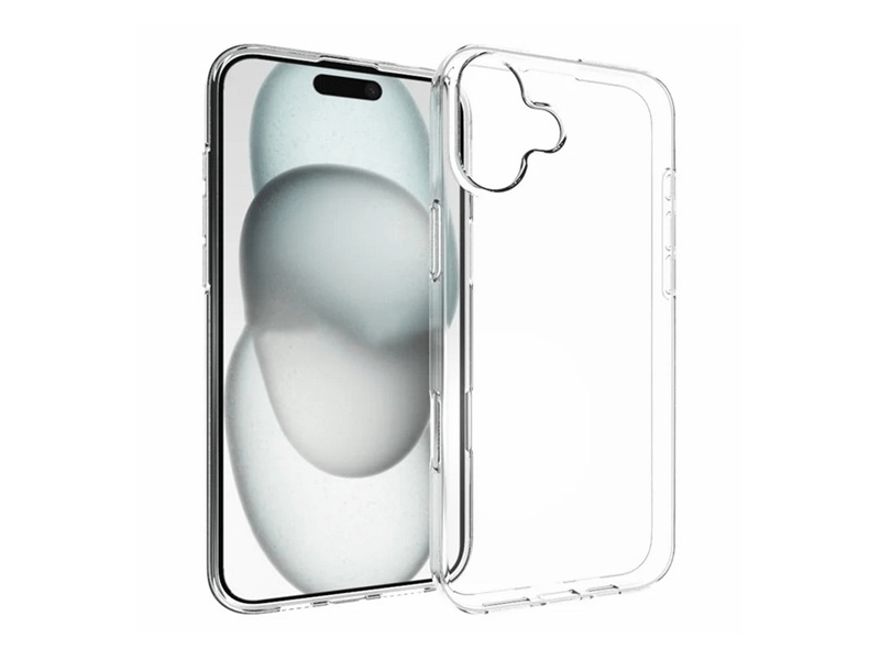 Gigapack Apple iPhone 16 Szilikon tok, átlátszó (160099)