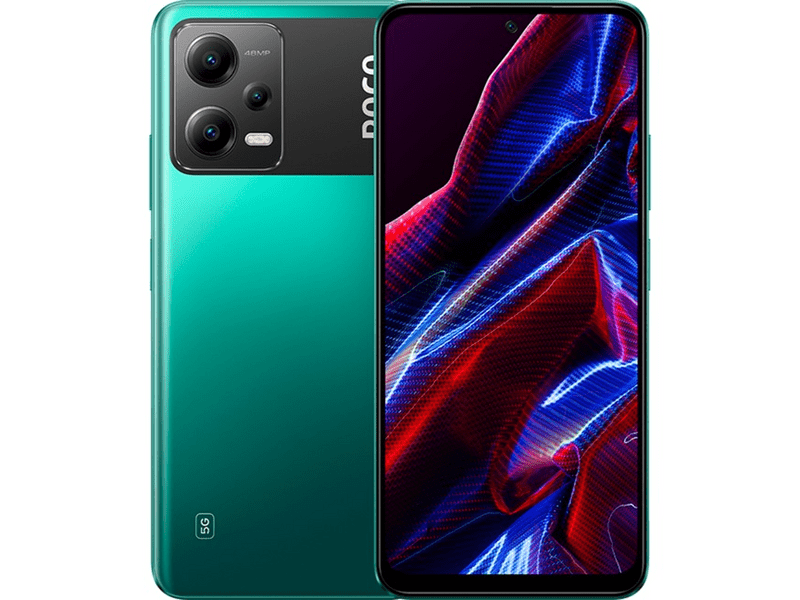POCO X5 5G 8/256GB Okostelefon, zöld (MZB0D6CEU)