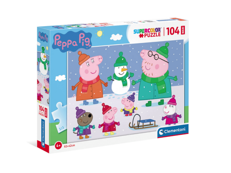 Clementoni Peppa malac Maxi puzzle, 104 db (23752)