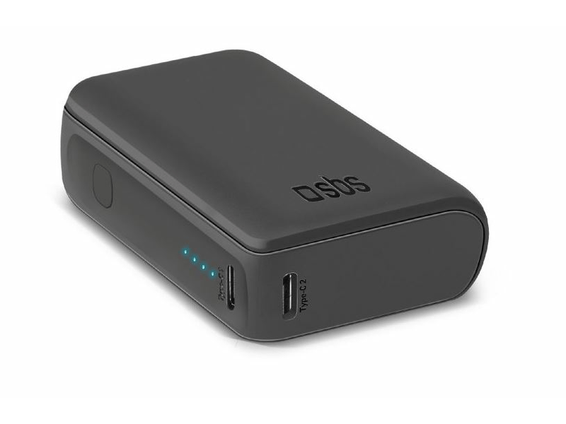 SBS NanoTube 10000mAh PowerBank, crna (TTBB10000MINIK)