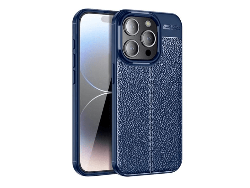 Gigapack Apple iPhone 15 Pro Max Szilikon tok, sötétkék (144916)