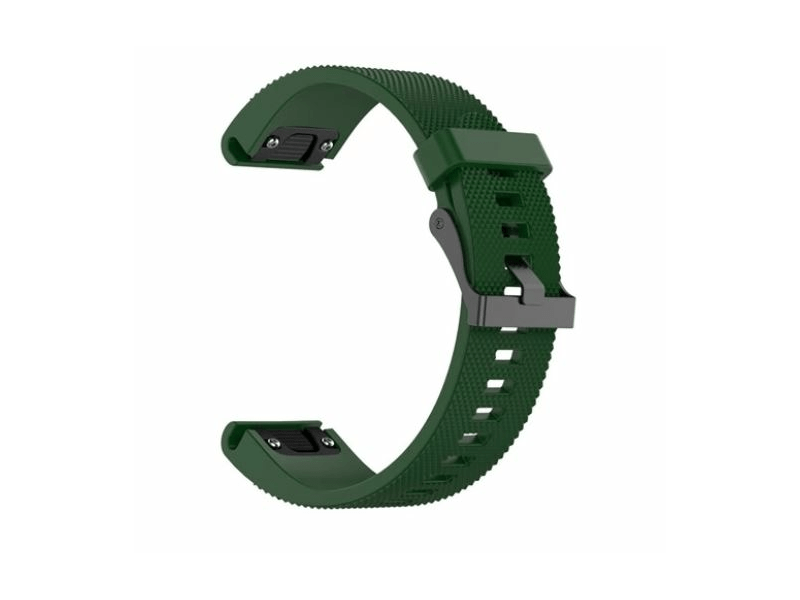 Gigapack Garmin Epix Pro/Fenix 20mm Szilikon Pótszíj, sötétzöld (149215)