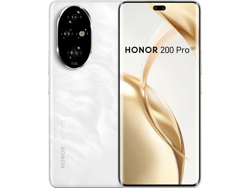 Honor 200 Pro 12/512GB Okostelefon, Fehér
