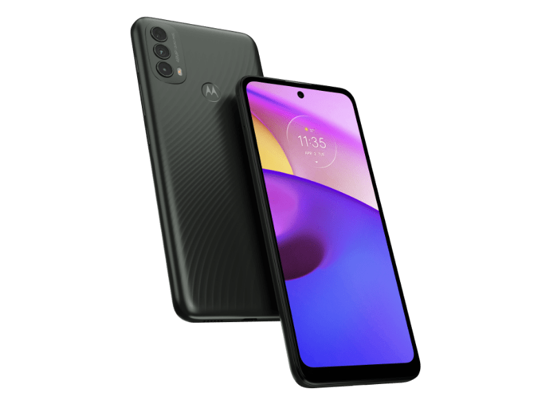 Motorola E40 4/64GB Okostelefon, karbonszürke