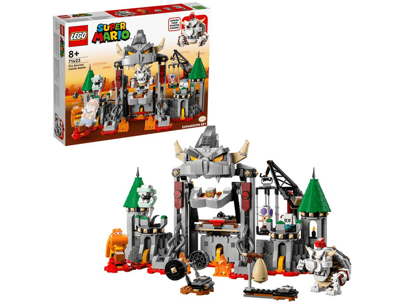 LEGO® Super Mario™ Csata Dry Bowser kastélyában kiegészítő szett (71423)
