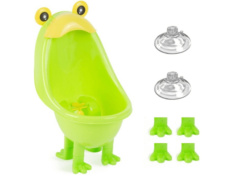 Műanyag falra szerelhető bili, béka (W1003)