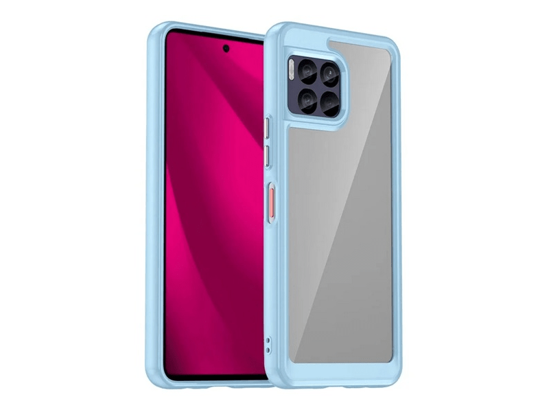 Gigapack T Phone 2 Pro 5G Szilikon tok, világoskék/átlátszó (158980)