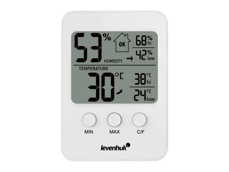 Levenhuk Wezzer BASE L30 hőmérséklet- és páratartalom-mérő